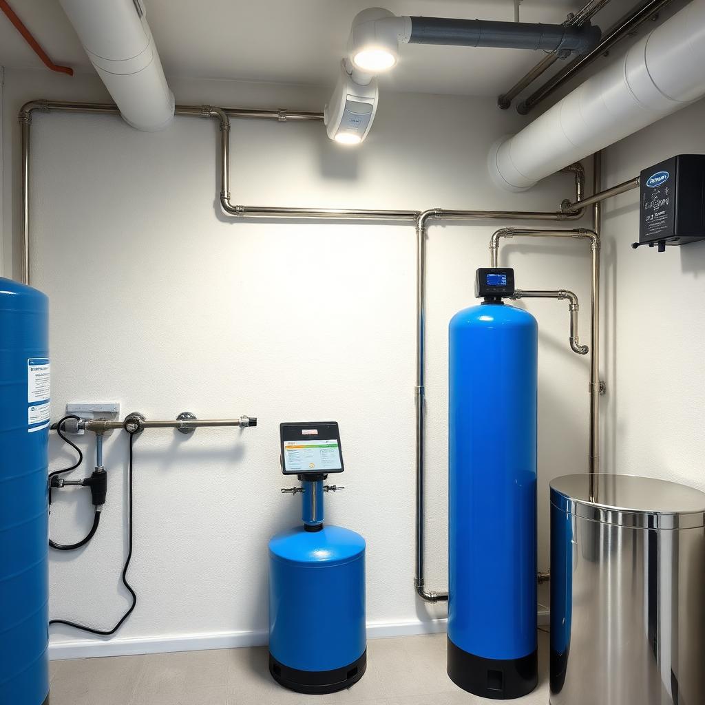 Whole house water filtration system installed in a Chester County home